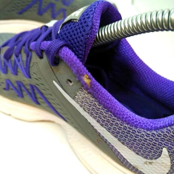 Nike Zoom Winflo 3 Running Sneakers Shoes Women's Size 6 Purple Grey Nike Colorf - Picture 5 of 9